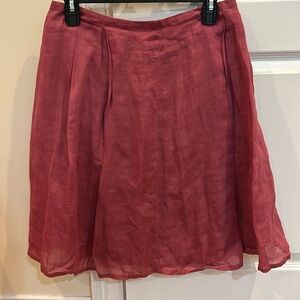 Vintage Tara Jarmon dark pink/purple skirt